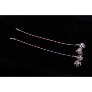 Plan Chian Style Silver Anklet For Women
