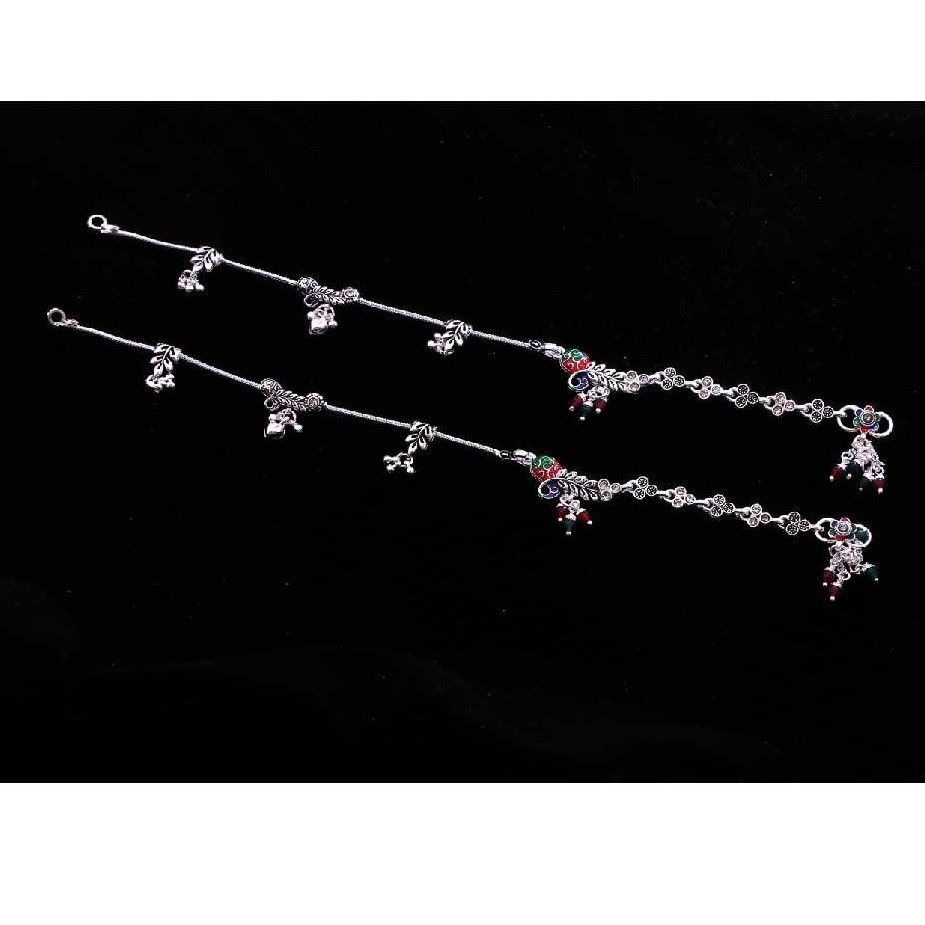 Antique Silver Anklet For Women