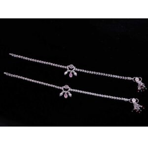 Delicate Designer Silver Payal