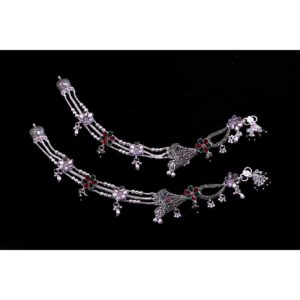 Fancy Design Silver Payal