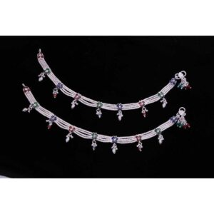 Elegant  Silver Payal