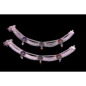 Silver Designer Anklets For women