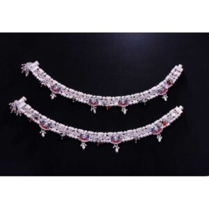 Silver Antique Designer Women  Payal