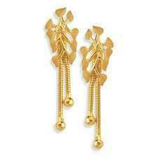 916 Fancy Gold ladies Earrings