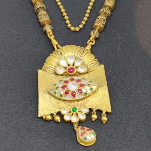916 Gold Antique Wedding Necklace PJ-N001
