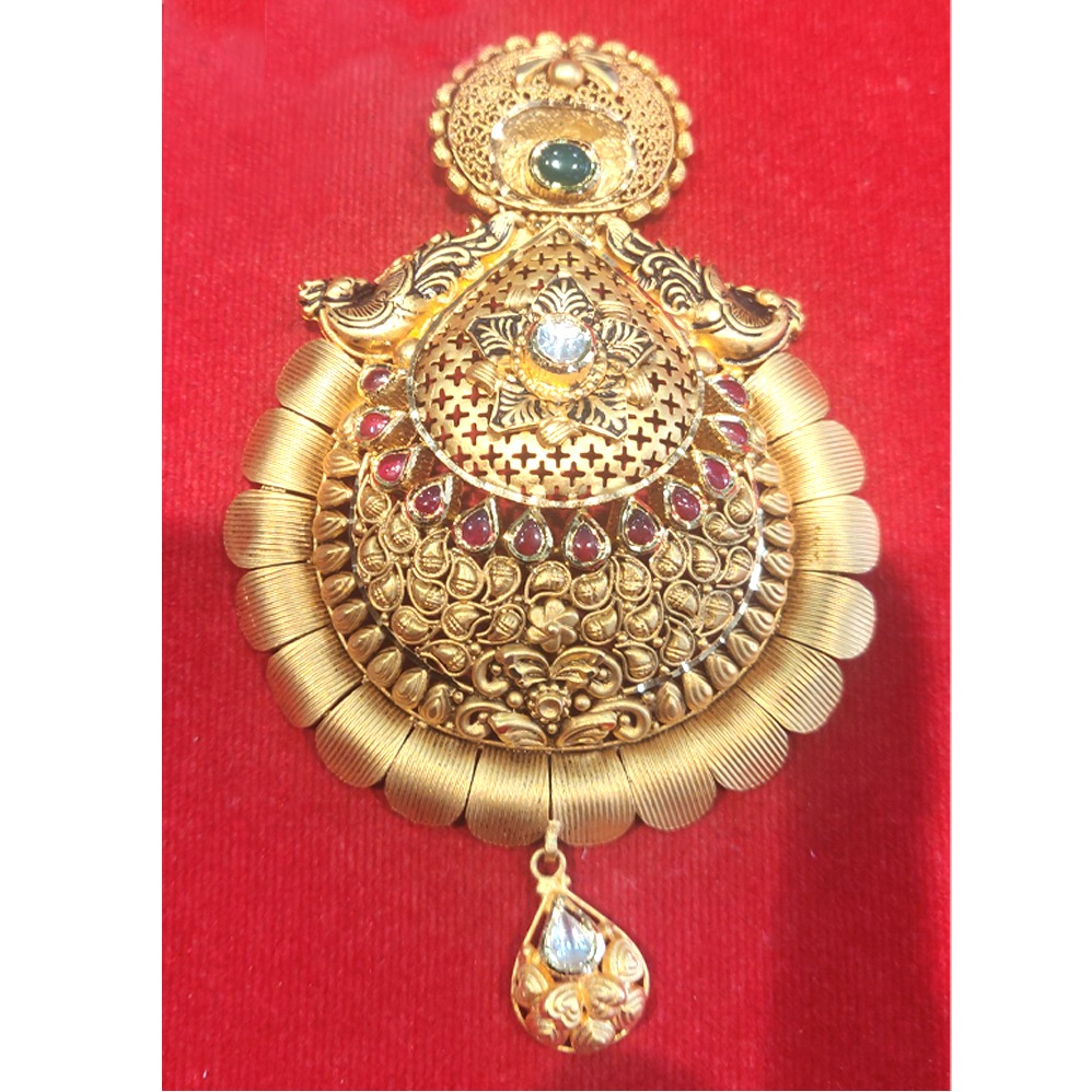 916 Gold Antique Pendant PJ-P002