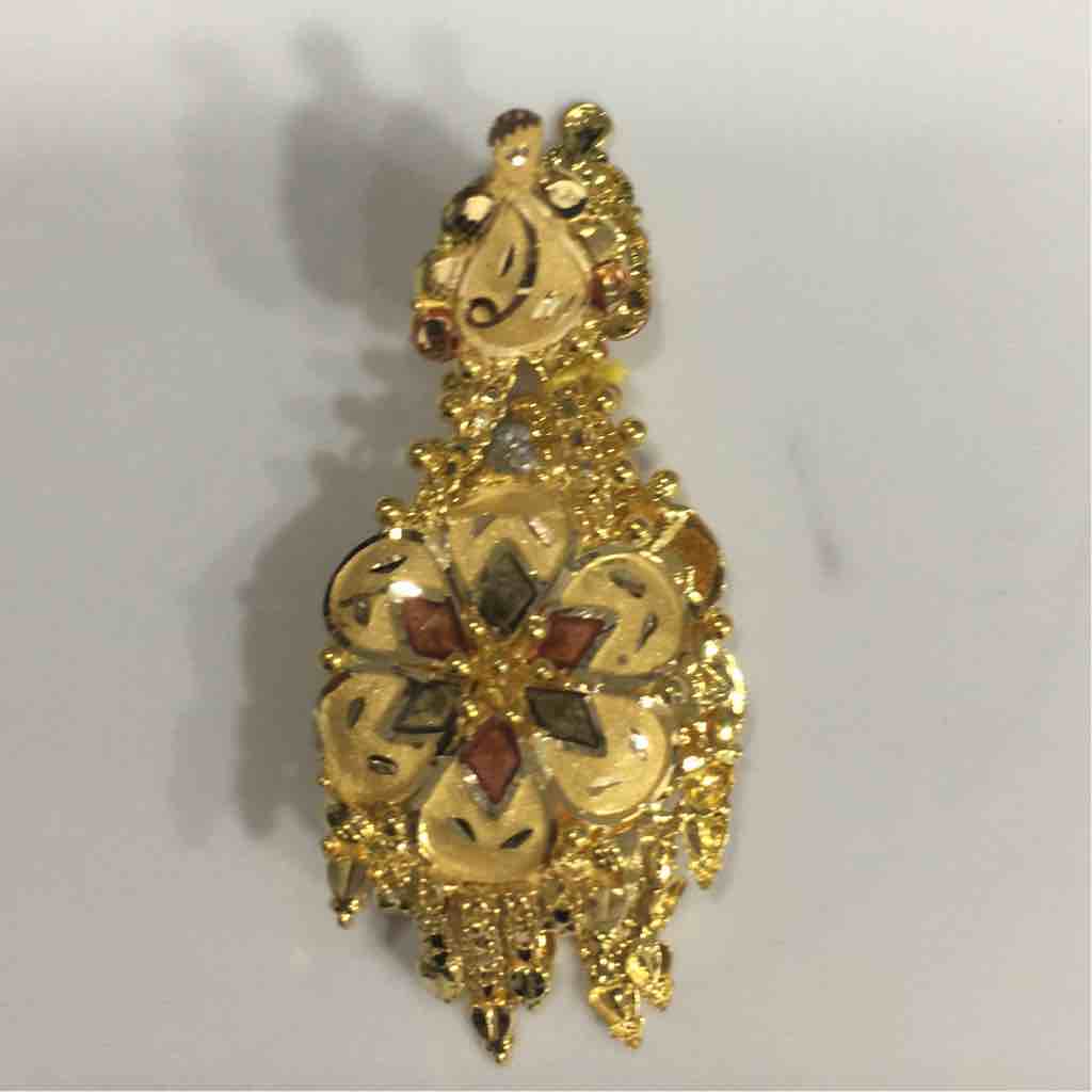 Gold Earrings 20kt (84/85 Melting - Image 4