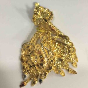 Gold Earrings 20kt (84/85 Melting