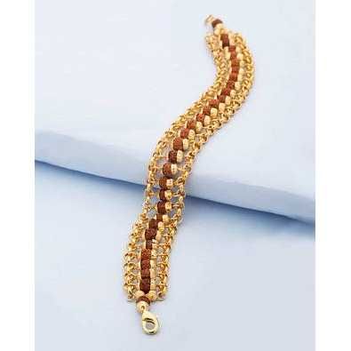 916 Gold Rudra fashion braclet