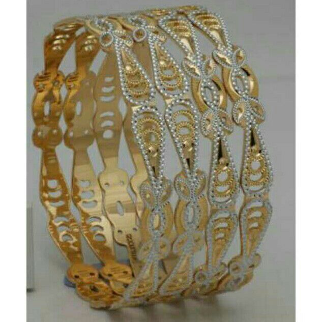 22KT Fancy Gold Bangles