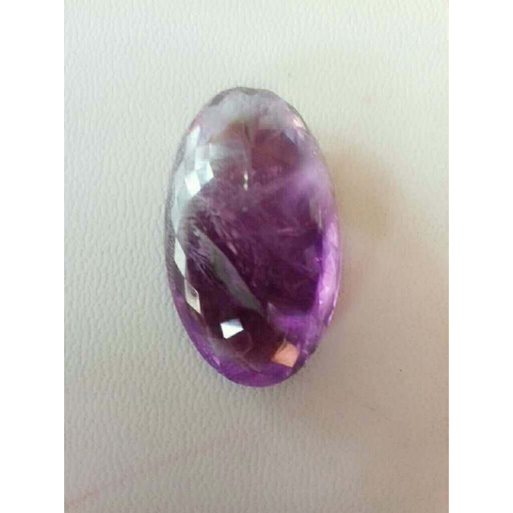 42ct oval purple amethyst