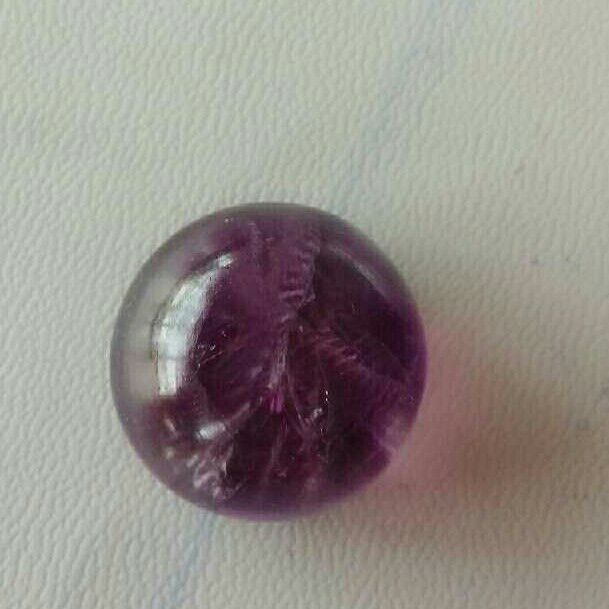 49ct round Purple  amethyst