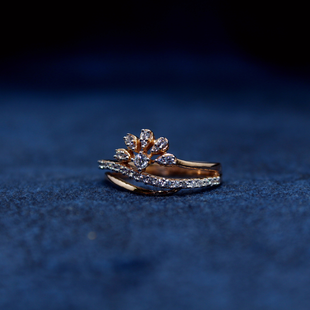 18KT Rosegold Ring For WOMEN - Image 2