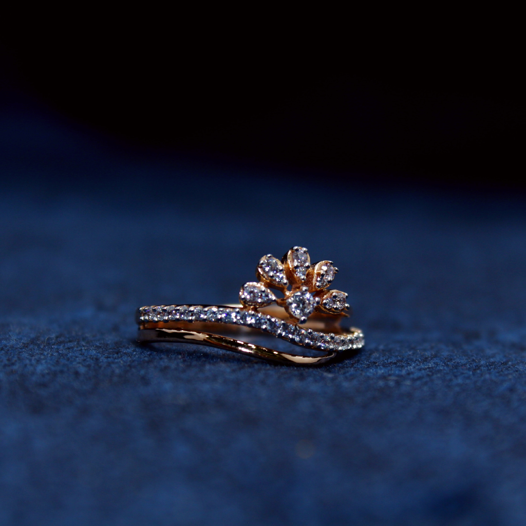 18KT Rosegold Ring For WOMEN