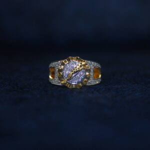 22KT Hallmarked Jaguar Ring For Men