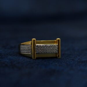 22KT Hallmarked Trendy Ring For Men