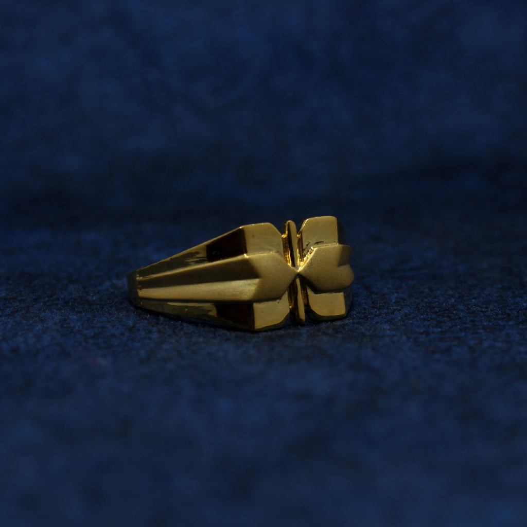 22KT Hallmarked Classic Ring For Men - Image 4
