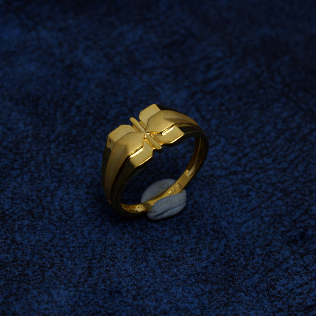 22KT Hallmarked Classic Ring For Men