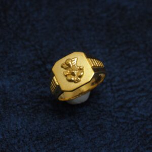 22KT Hallmarked Ganeshji Ring For Men