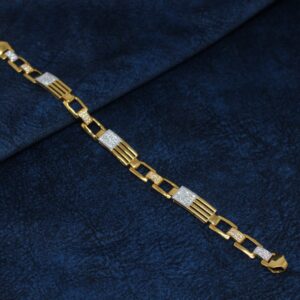 22KT Hallmarked Attractive Men's Bracelet