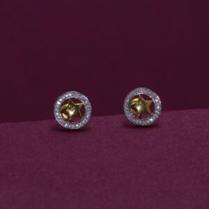 22KT Hallmarked Star Earring
