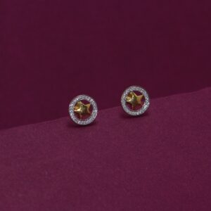 22KT Hallmarked Star Earring
