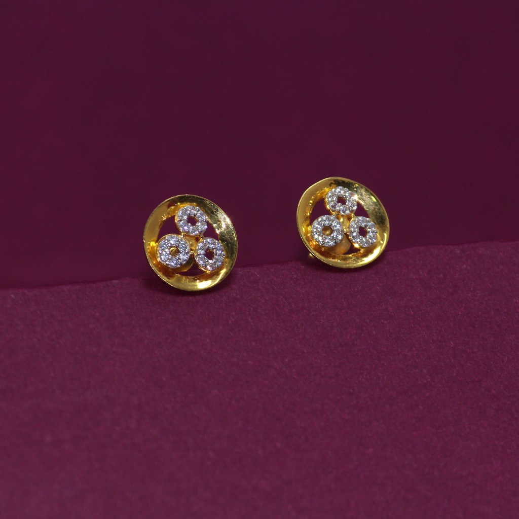 22KT Hallmarked Beautiful Earring - Image 2
