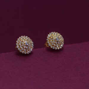 22KT Hallmarked Attractive gemstone Earring