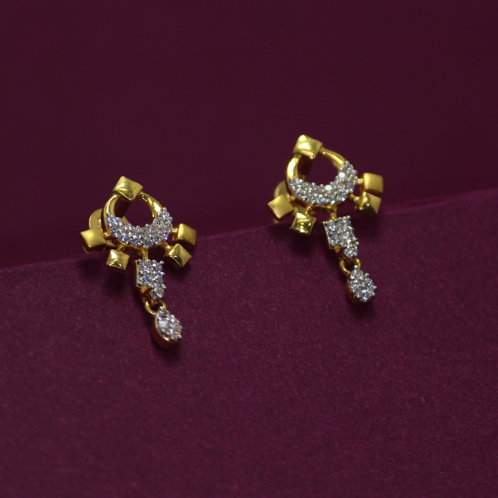 22KT Hallmarked Classic Earring