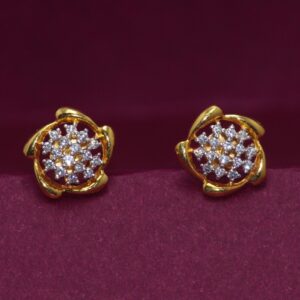 22KT Hallmarked Gemstone Earring