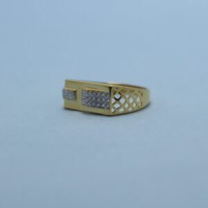 22KT Gold Hallmarked Designer Men's Ring