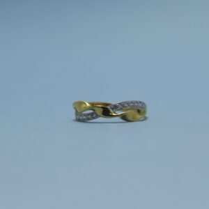 22KT Hallmarked Fancy Ladies Band