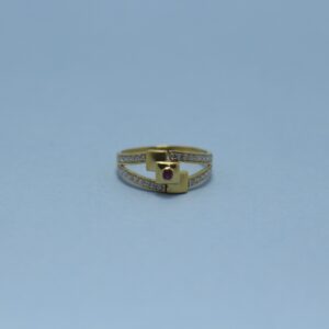 22KT Hallmarked Fancy Ladies Ring