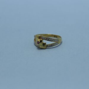 22KT Hallmarked Fancy Ladies Ring