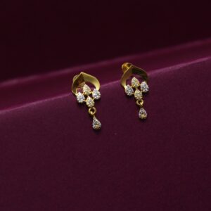 916 Hallmarked Beautiful Pendant Chain With Earrings