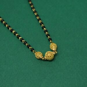 916 Hallmarked 3 Ball Simple Mangalsutra