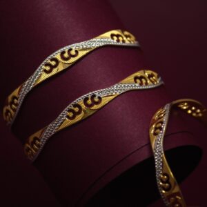 916 Hallmarked Classic 4 Bangles Set