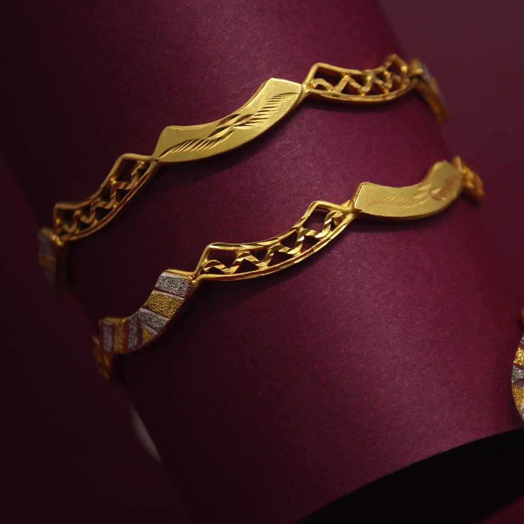 916 Hallmarked Attractive Bangles - Image 3