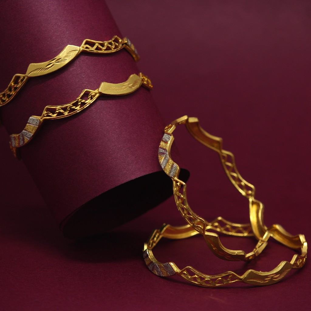 916 Hallmarked Attractive Bangles