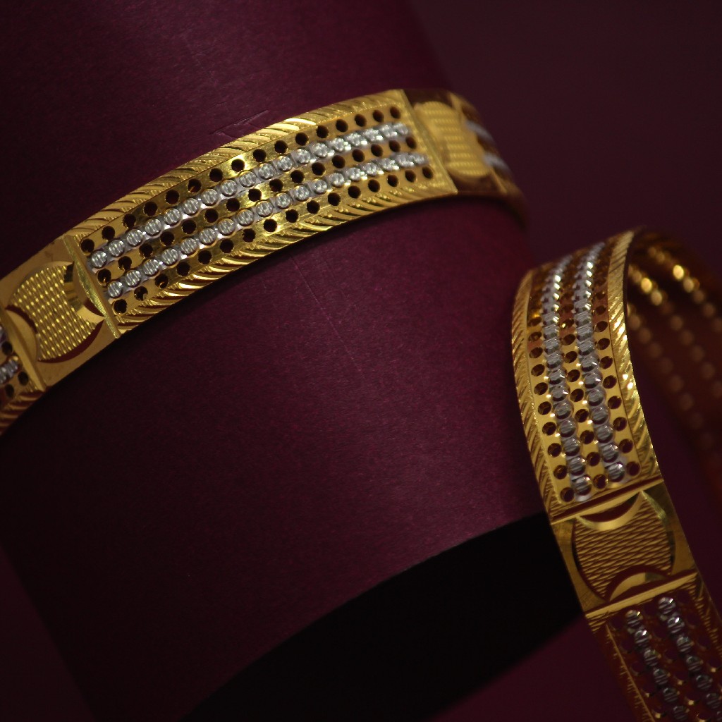 916 Hallmarked Fancy Bangles - Image 2