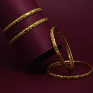 916 Hallmarked Stunning 4 Bangles Set
