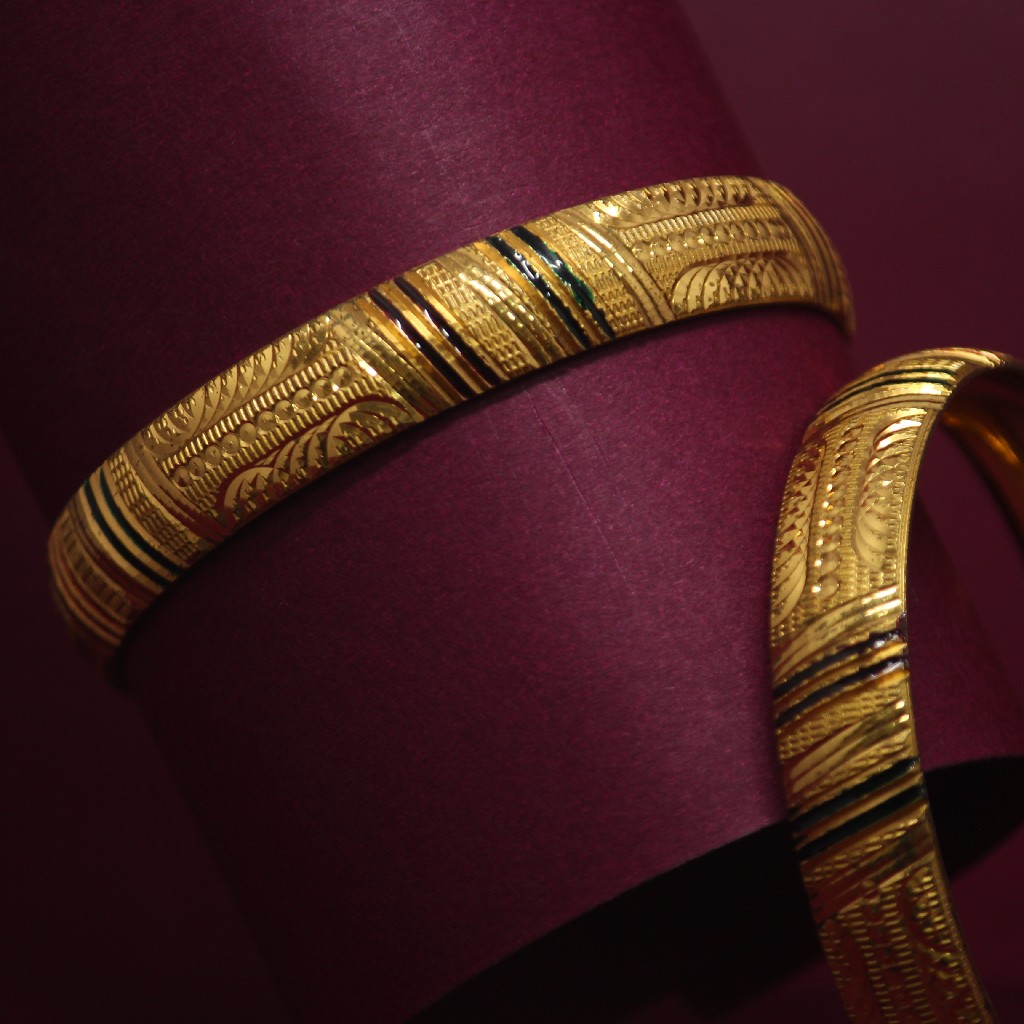 916 Hallmarked Classic Bangles - Image 2