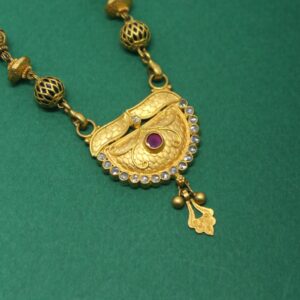 916 Hallmarked Antique Look Mangalsutra