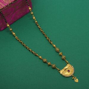 916 Hallmarked Antique Look Mangalsutra