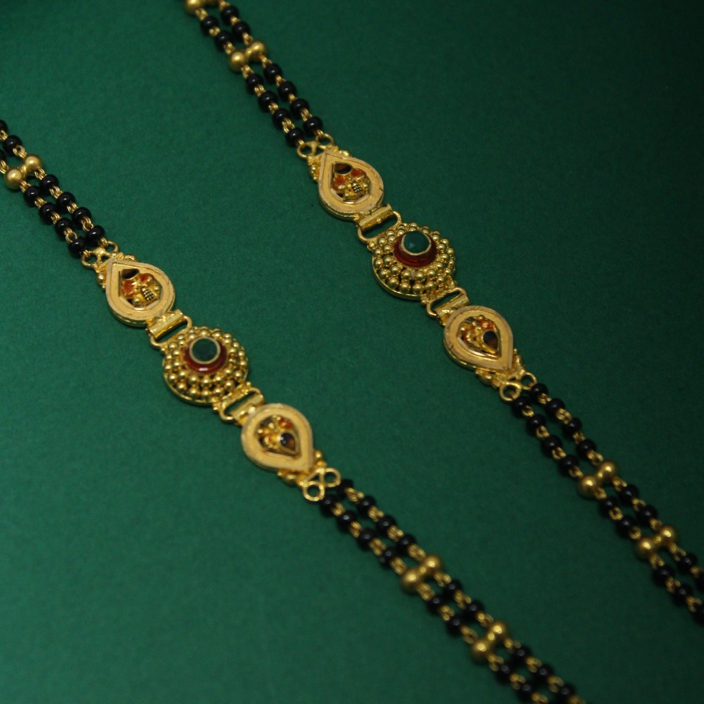 916 Hallmarked Antique Mangalsutra - Image 3
