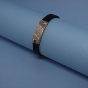 18KT Rose Gold CZ Chain Bracelet