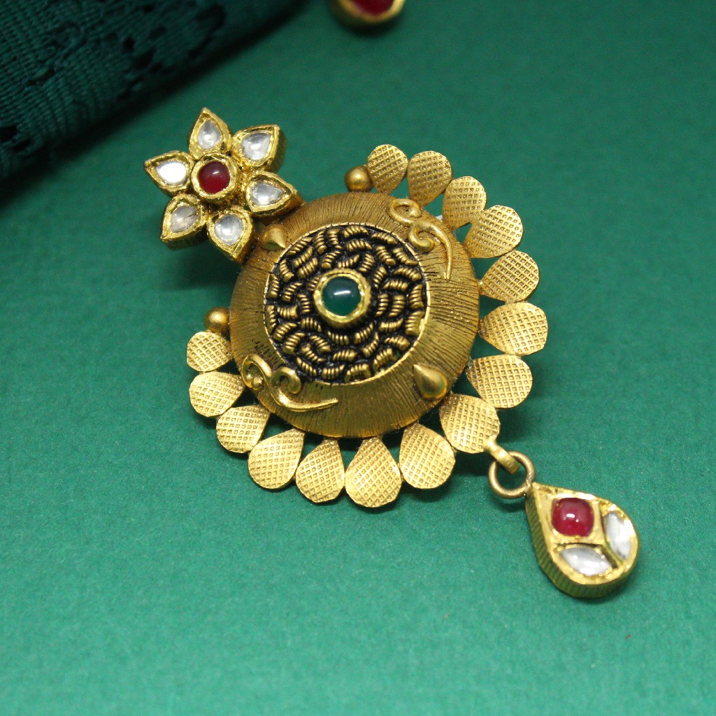 22KT hallmarked Everstylish pendant set for women - Image 2