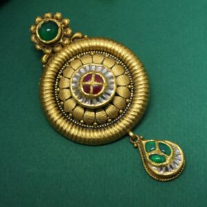 22KT hallmarked  Classic pendant set for women