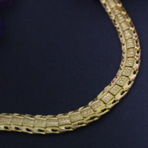 22K Hallmarked Attractive Bracelet For Men