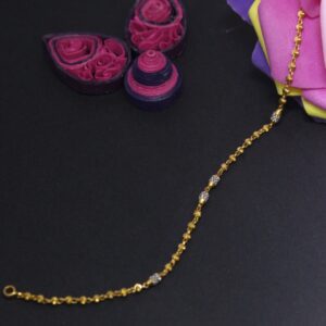 22K Hallmarked Light Weight Bracelet For Women